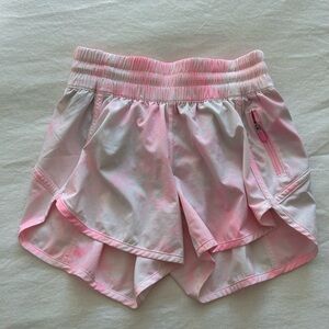 Lululemon Athletica Pink Tie-Dye Athletic Shorts